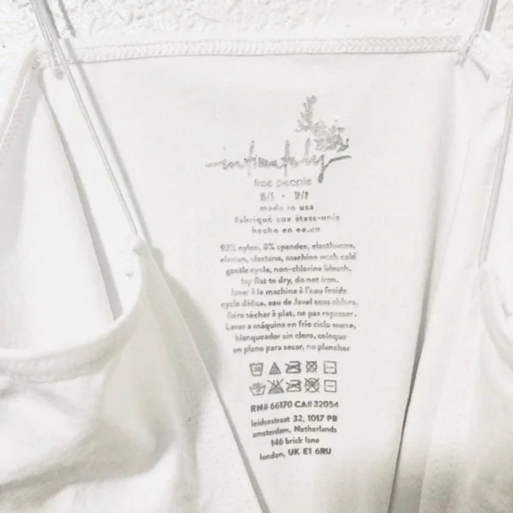 Free People Intimately skinny strap seamless brami cropped sweetheart cami top - Picture 11 of 11